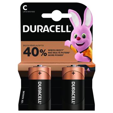 Piles Duracell Basic LR14/C - 2 pièces