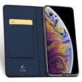 Étui à Rabat iPhone 11 avec Porte-Cartes Dux Ducis Skin Pro - Bleu Foncé