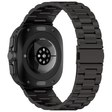 Bracelet en Acier Inoxydable Élégante Samsung Galaxy Watch Ultra - Noir