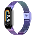 Élégant Bracelet Xiaomi Smart Band 8 en Maille en Acier Inoxydable