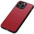 Coque iPhone 14 Pro en Cuir Elegant - Rouge