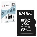 Emtec Classic Class 10 MicroSD Card - ECMSDM64GXC10CG - 64GB