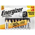 Piles alcalines Energizer Power LR6/AA - 8 Pcs.