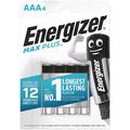 Energizer Max Plus LR03/AAA Piles alcalines - 4 Pcs.