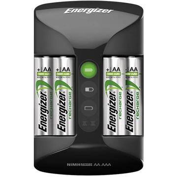 Chargeur de batterie Energizer Pro avec 4 piles R6/AA