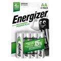 Energizer Recharge Power Plus Piles rechargeables R6/AA 2000mAh - 4 Pcs.