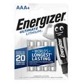 Piles Energizer Ultimate Lithium R03/AAA - 4 pièces