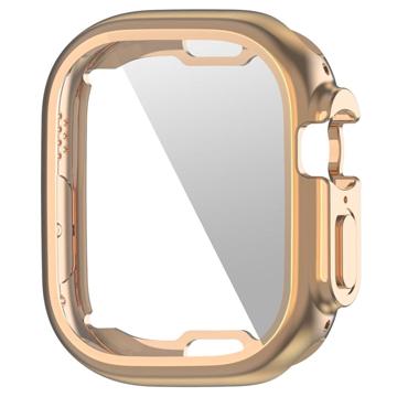 Coque Apple Watch Ultra/Ultra 2 en TPU avec Protecteur d\'Écran Enkay - 49mm - Doré