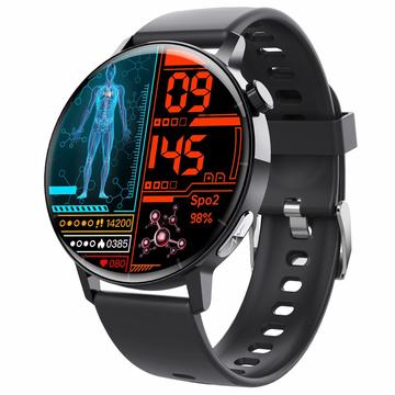 F67 Pro Smart Watch avec ECG, surveillance de la glycémie et de l\'acide urique - Noir