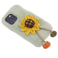 Coque Hybride iPhone 13 Pro Max - Fluffy Plush - Tournesol