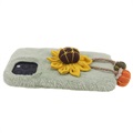 Coque Hybride iPhone 13 Pro Max - Fluffy Plush - Tournesol