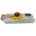 Coque Hybride iPhone 13 Pro Max - Fluffy Plush - Tournesol