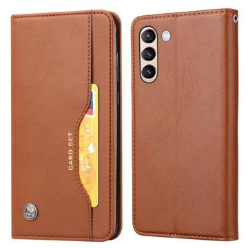 Étui Portefeuille Samsung Galaxy S23 5G - Série Card Set - Marron