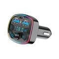 Forever TR-360 Émetteur FM Bluetooth avec chargeur de voiture USB-A/USB-C - Noir