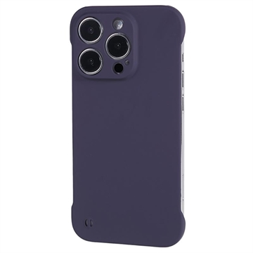 Coque iPhone 14 Pro Max en Plastique Sans Cadre - Violet Foncé