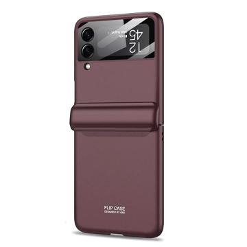 Coque Hybride Samsung Galaxy Z Fold3 5G GKK Magnetic Fold avec Fente Stylo - Doré