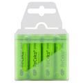 GP ReCyko+ 2700 Piles AA rechargeables 2600mAh avec boîte en plastique - 4 Pcs.