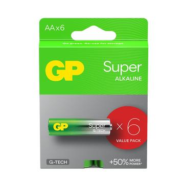 Piles GP Super G-Tech LR6/AA