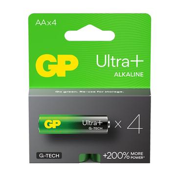 Piles GP Ultra+ G-Tech LR6/AA - 4 pièces