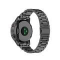 Bracelet Garmin Fenix 5S/5S Plus/6S/6S Plus/7S en Acier Inoxydable - Noir