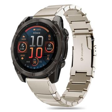 Garmin Fenix 5X/5X Plus/6X/6X Pro/7X/8 Tech-Protect SteelBand Bracelet en acier inoxydable - 51mm - Titane