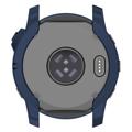 Coque Garmin Fenix 7X/7X Solar en TPU Galvanisé - Bleu Minuit