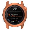 Coque Garmin Fenix 7X/7X Solar en TPU Galvanisé - Rose Doré