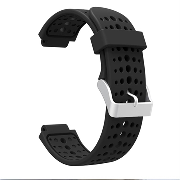 Bracelet Garmin Forerunner 220/230/235/620/630/735 en Silicone Souple - Noir