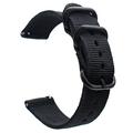 Garmin Venu 2S / Vivoactive 4S Bracelet nylon 18mm - Noir