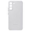 Coque Samsung Galaxy S22+ 5G en Cuir EF-VS906LJEGWW - Gris Clair