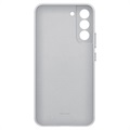 Coque Samsung Galaxy S22+ 5G en Cuir EF-VS906LJEGWW - Gris Clair