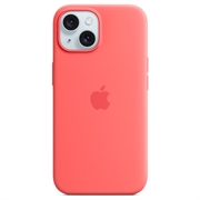 Coque iPhone 15 Plus en Silicone avec MagSafe Apple MT163ZM/A (Emballage ouvert - Excellent) - Goyave