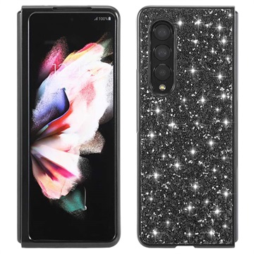 Coque Hybride Samsung Galaxy Z Fold3 5G - Série Glitter - Noire