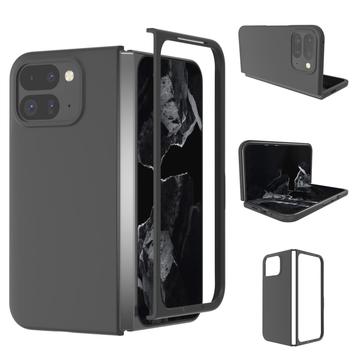 Coque Google Pixel 9 Pro Fold en Plastique Caoutchouté - Noire