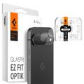 Protection de l'objectif de l'appareil photo Google Pixel 9 Spigen Glas.tR Ez Fit Optik - 2Pcs. - Transparente