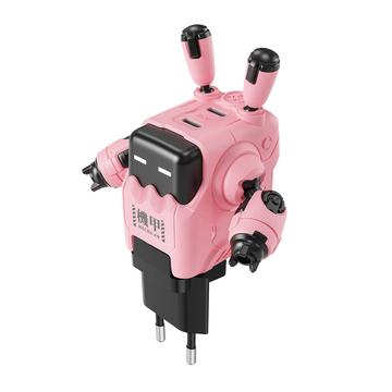 Chargeur mural rapide 35W GaN GravaStar Delta35 - Rose