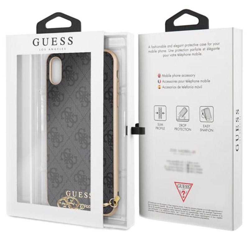 Coque iPhone XS Max Guess Charms Collection 4G