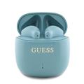 Écouteurs sans fil TWS Guess Printed Classic Logo - Turquoise