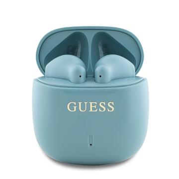 Écouteurs sans fil TWS Guess Printed Classic Logo - Turquoise