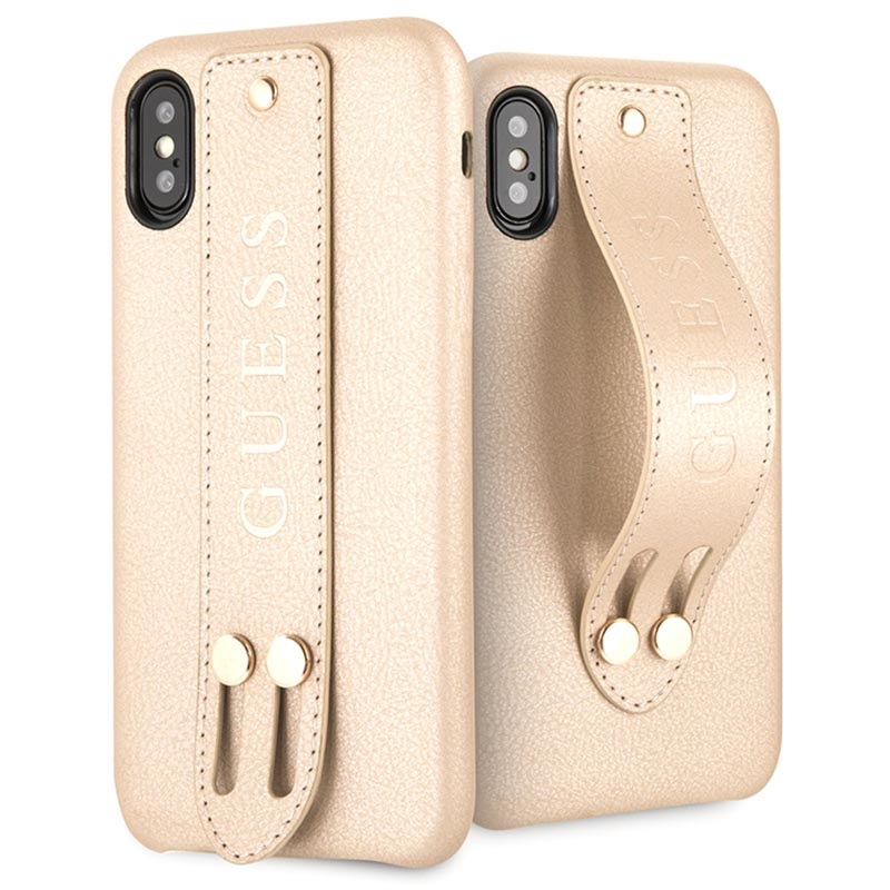 Coque iPhone XS Max Guess Saffiano Strap