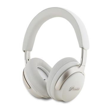 Casque sans fil Guess Script Logo ANC/ENC On-Ear - Blanc