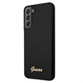 Coque Samsung Galaxy S22+ 5G Guess Silicone Script - Noire