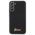 Coque Samsung Galaxy S22+ 5G Guess Silicone Script - Noire