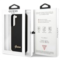 Coque Samsung Galaxy S22+ 5G Guess Silicone Script - Noire