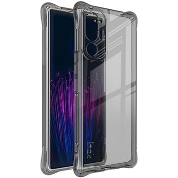 Coque HTC U24 Pro en TPU Imak Drop-Proof - Noir Transparente