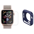 Set de Protection Apple Watch Series SE/6/5/4 Hat Prince Full - 40mm - Bleu Foncé