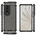 Coque Hybride Honor 70 Pro Honeycomb Armored - Noire