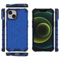 Coque Hybride iPhone 14 Max Honeycomb Armored - Bleue