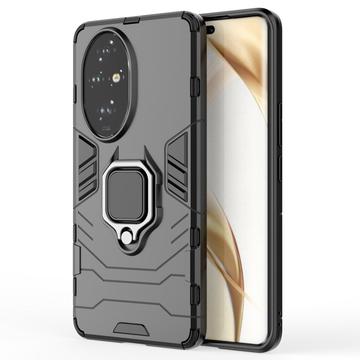 Coque Hybride Honor 200 Pro avec Support Bague - Noire