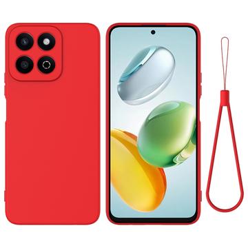 Coque Honor 200 Smart en silicone liquide avec dragonne